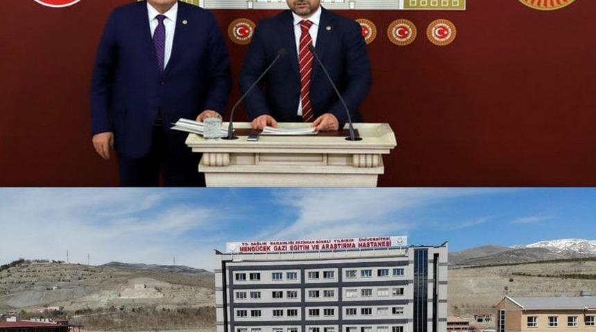 AK Parti Erzincan Milletvekilleri, hastaneye yapılan yenilikleri değerlendirdi