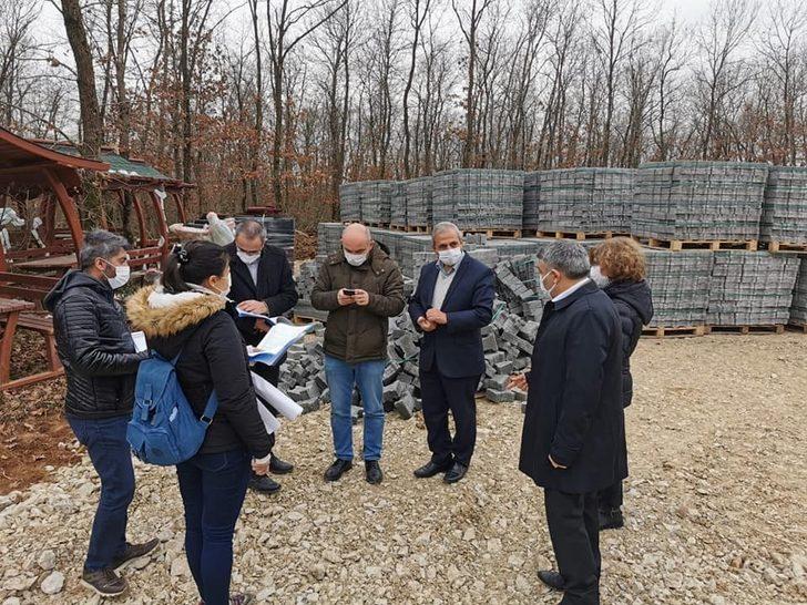 Başkan Şayir mesire alanındaki çalışmaları inceledi G2