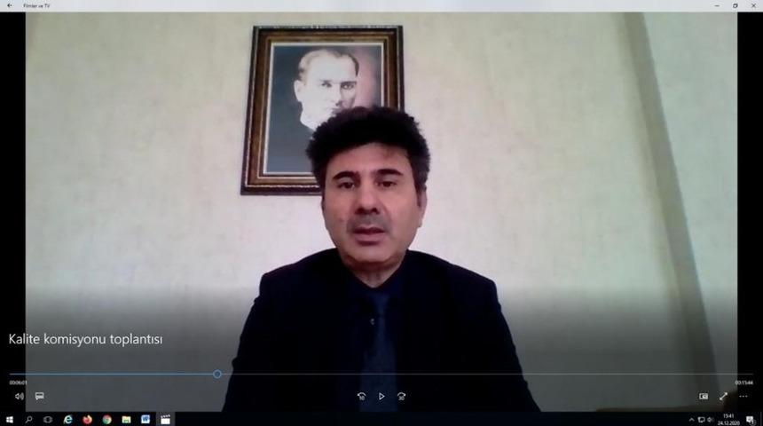 Üniversitede kalite komisyon toplantısı yapıldı