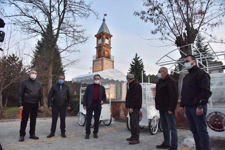 Yeni simit arabalarını esnafa teslim edildi G3