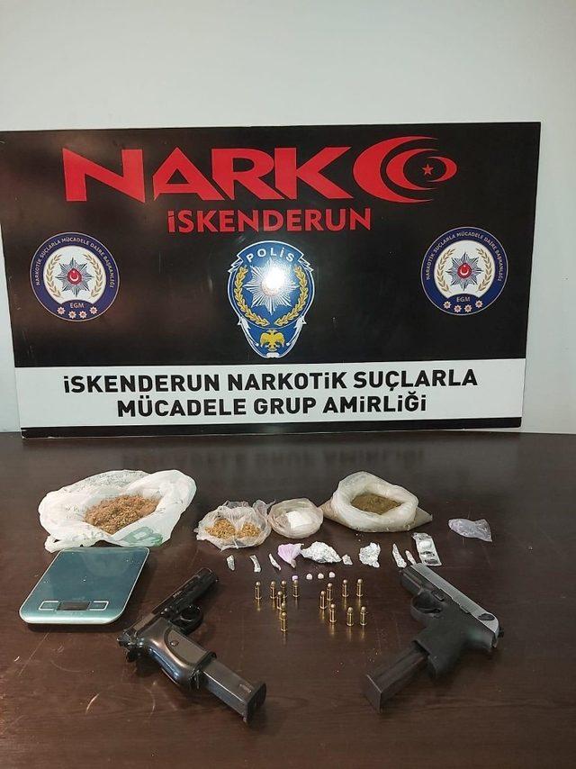 İskenderun’da uyuşturucu operasyonu: 3 gözaltı
