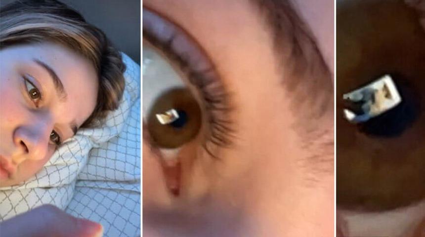 Black Mirror ger&ccedil;ek oldu! G&ouml;zlerindeki yansımadan aldatıldığını anladı 