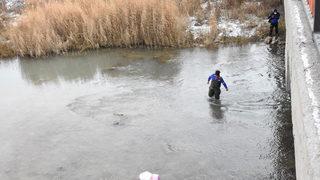 Kızılırmak'taki poşet, 'bebek' şüphesiyle ekipleri alarma geçirdi