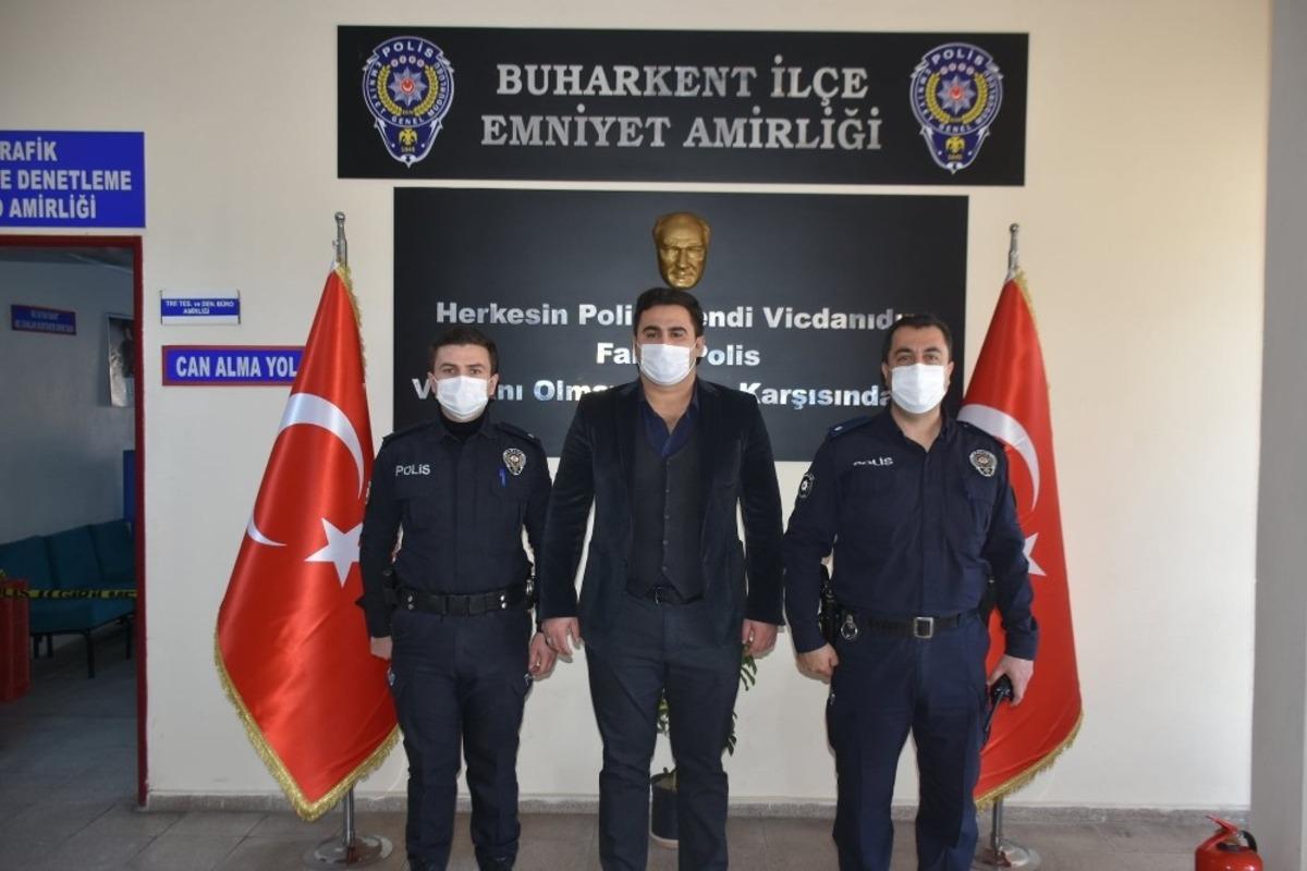 Kaymakam &Uuml;lk&uuml;&rsquo;den İl&ccedil;e Emniyet Amirliği&rsquo;ne ziyaret
