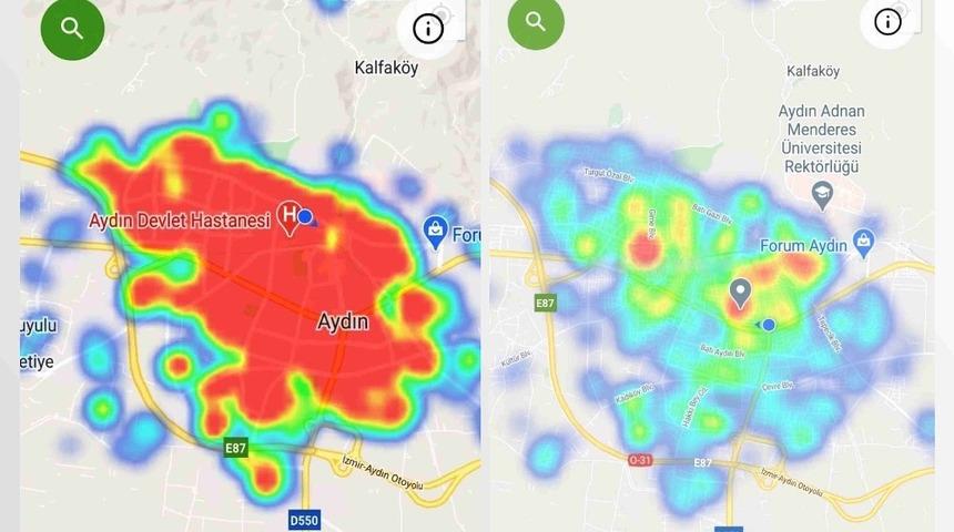 Risk haritası, g&ouml;renleri hem şaşırttı hem sevindirdi