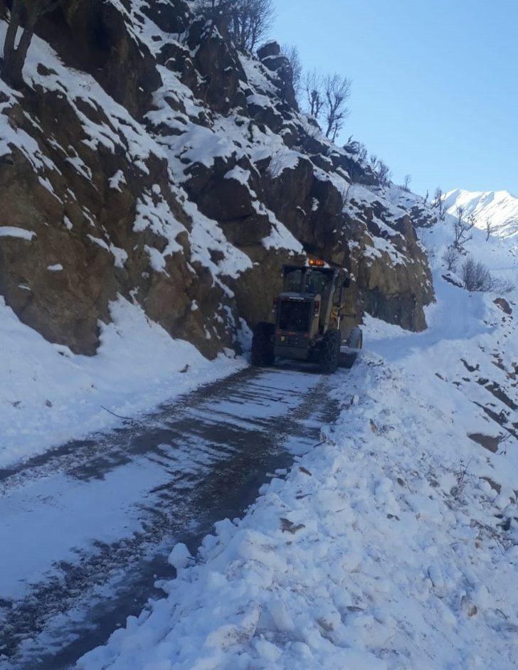 Diyarbakır Büyükşehir Belediyesi kardan kapanan yolları ulaşıma açtı G1