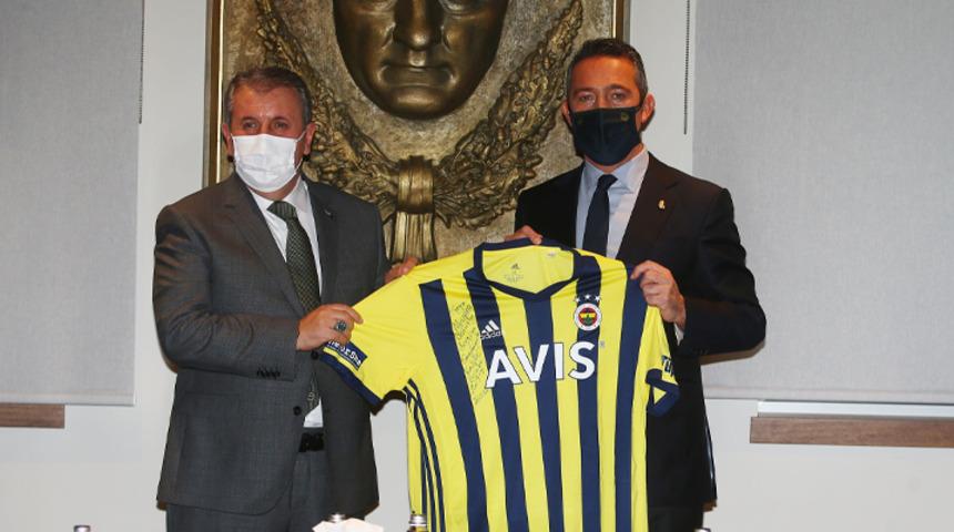 BBP Başkanı Mustafa Destici, Ali Koç’u ziyaret etti