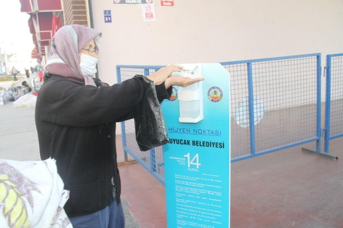 Kuyucak&rsquo;ta pazar yerlerinde tedbir elden bırakılmıyor
