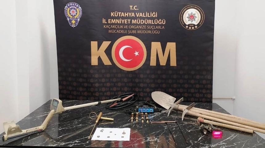 Kütahya’da tarihi eser kaçakçılığı operasyonu