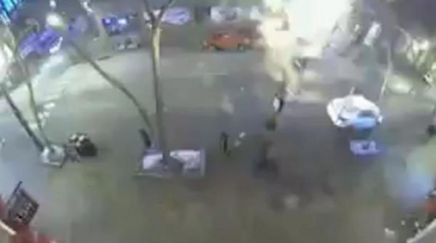 ABD'deki patlamanın görüntüleri yayınlandı