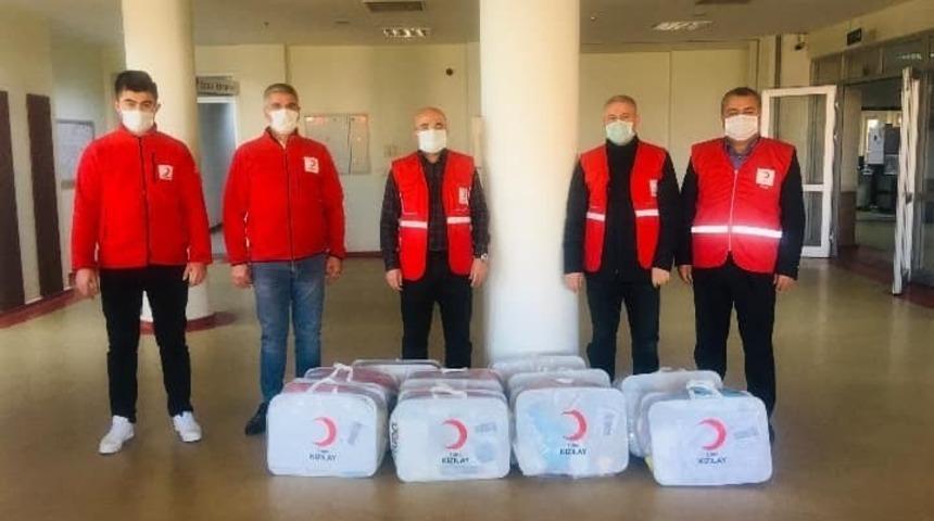 Kızılay’dan Kurtalan’da yardıma muhtaç ailelere yardım