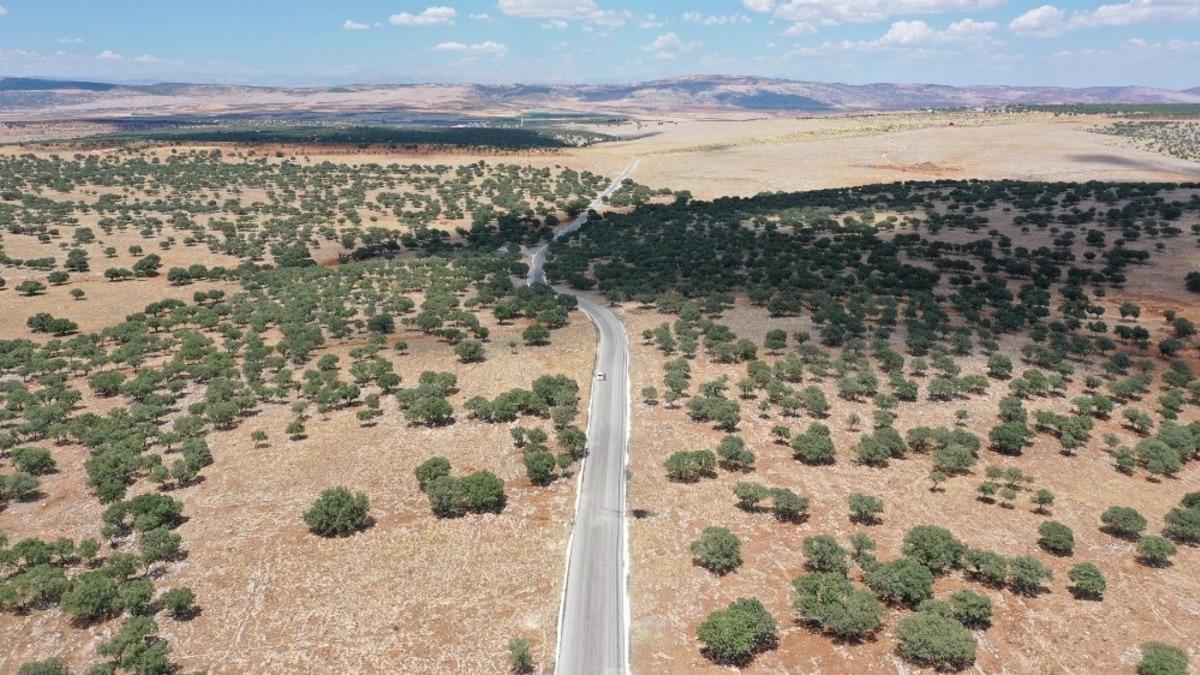 2020 yılında yol &ccedil;alışması kapsamında 258 bin ton asfalt kullandı