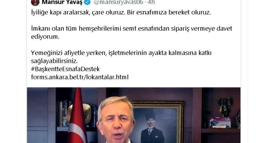 Başkan &Ccedil;er&ccedil;ioğlu, Ankara B&uuml;y&uuml;kşehir Belediye Başkanı Yavaş&rsquo;ın &ccedil;ağrısına destek &ccedil;ıktı