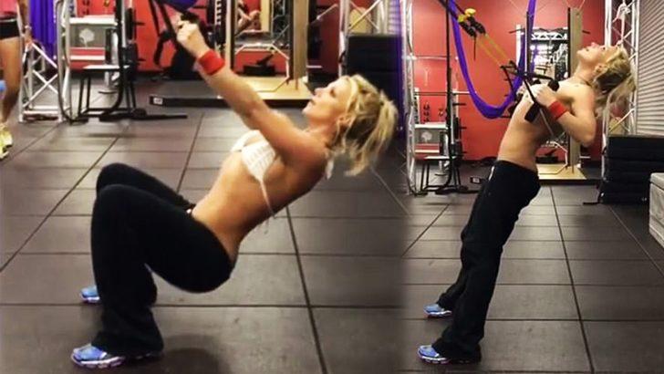 Hala &ccedil;ok gen&ccedil;, hala &ccedil;ok din&ccedil;: Sporcu Britney Spears ile tanışın