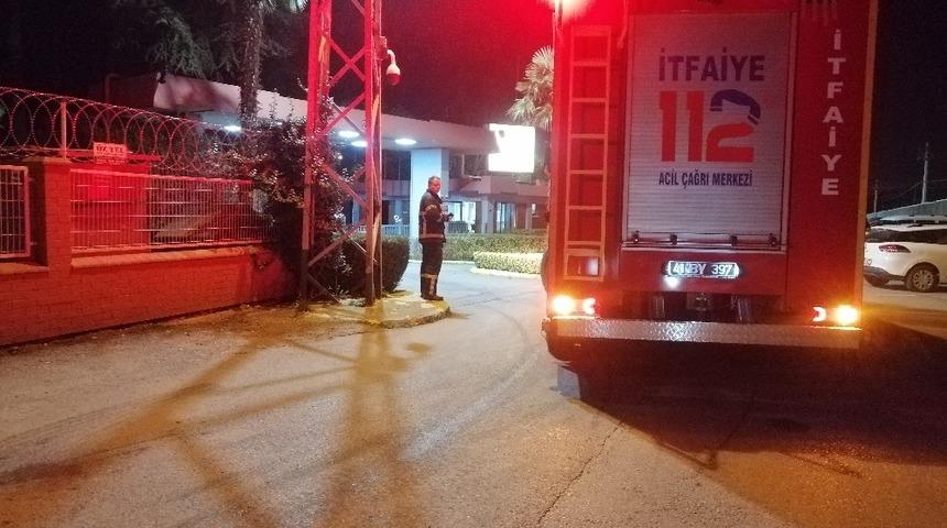 Fabrikada lazer yazıcıdan &ccedil;ıkan yangın korkuttu