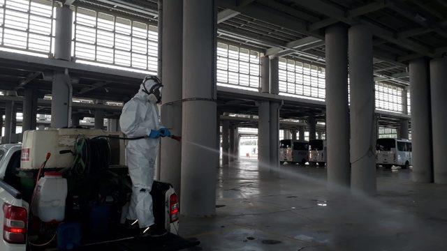 Gebze’de kısıtlama günlerinde belediyenin çalışmaları sürüyor