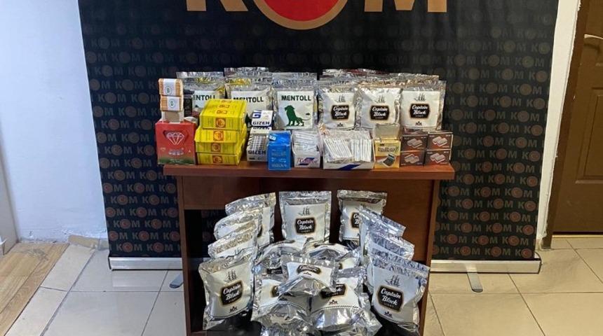 G&uuml;mr&uuml;k ka&ccedil;ağı makaron operasyonu