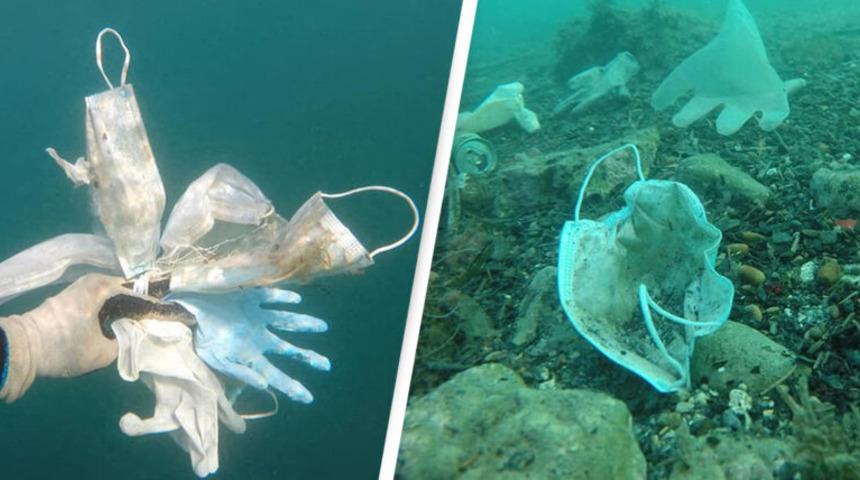 1.5 milyardan fazla yüz maskesi okyanusa atıldı