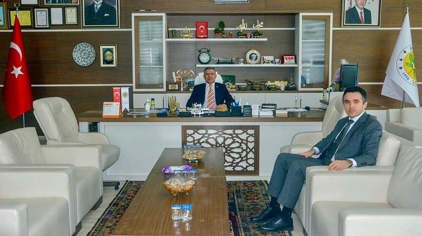 Sosyal Hizmetler İl M&uuml;d&uuml;r&uuml; Turan, Başkan G&uuml;ler ile g&ouml;r&uuml;şt&uuml;