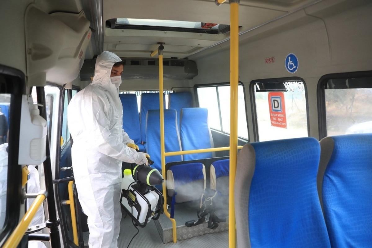 Vatandaşın ortak olarak kullandığı alanlar dezenfekte ediliyor