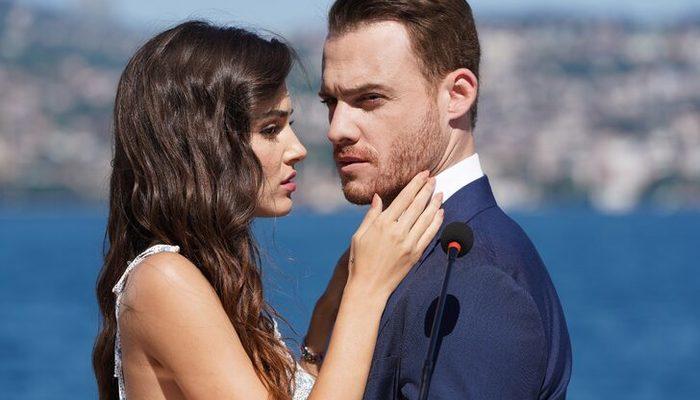 Kerem Bürsin ve Hande Erçel'den olay poz! 'Temasa bak'