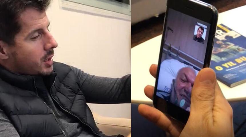 Emre Belözoğlu’ndan, koronavirüs hastası İbrahim Eyin’e moral telefonu