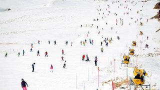Kısıtlamanın ardından Erciyes'te yoğunluk
