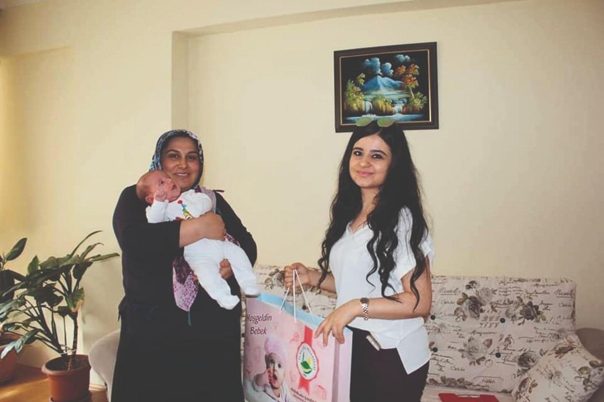 Sungurlu belediyesi 248 bebeğe &rsquo;hoşgeldin&rsquo; dedi