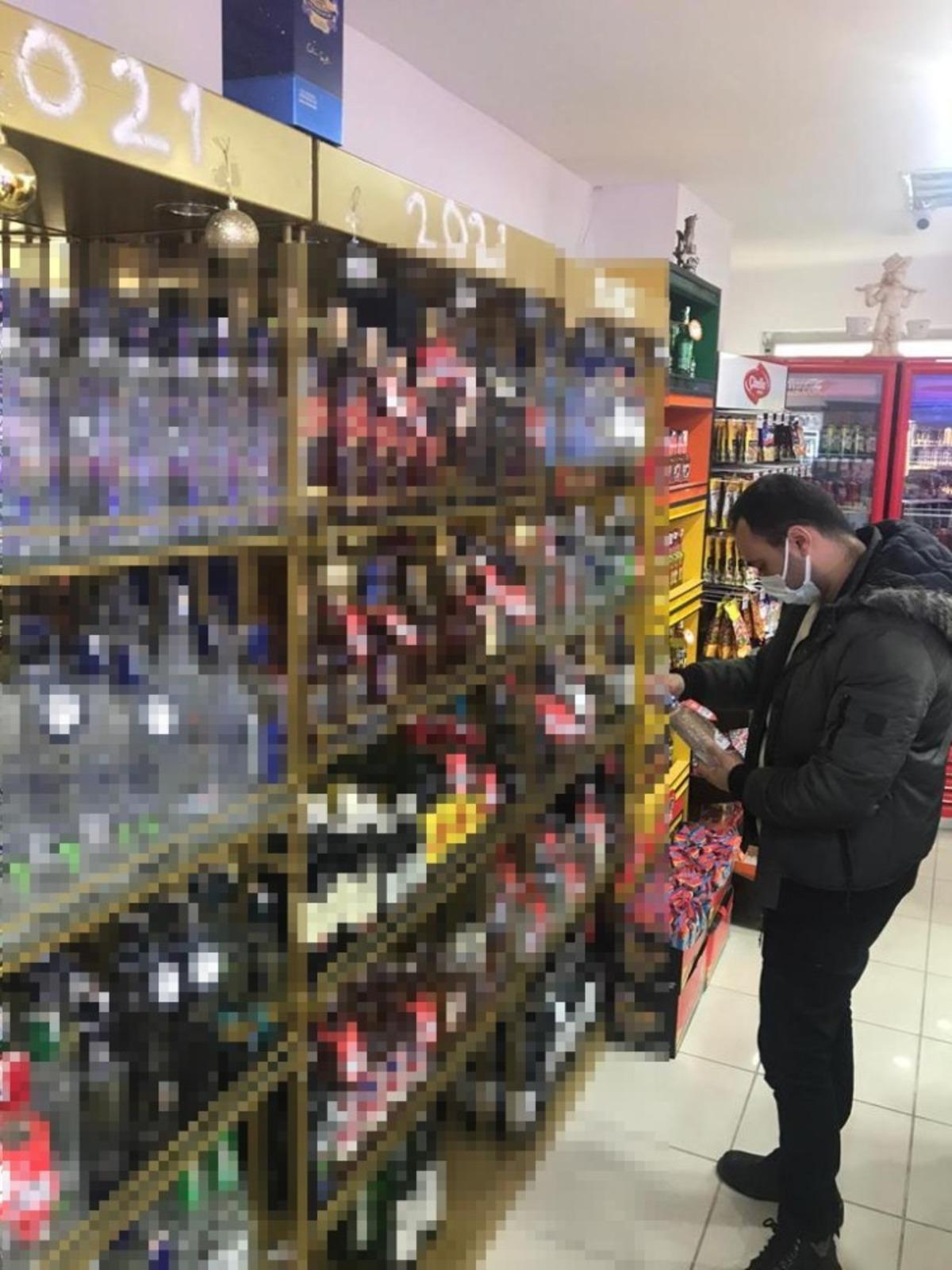 Yılbaşı &ouml;ncesi alkoll&uuml; i&ccedil;ki satış yerleri denetlendi