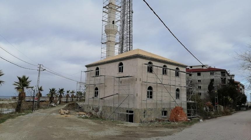 Türkeli’de cami yapımı hızla devam ediyor
