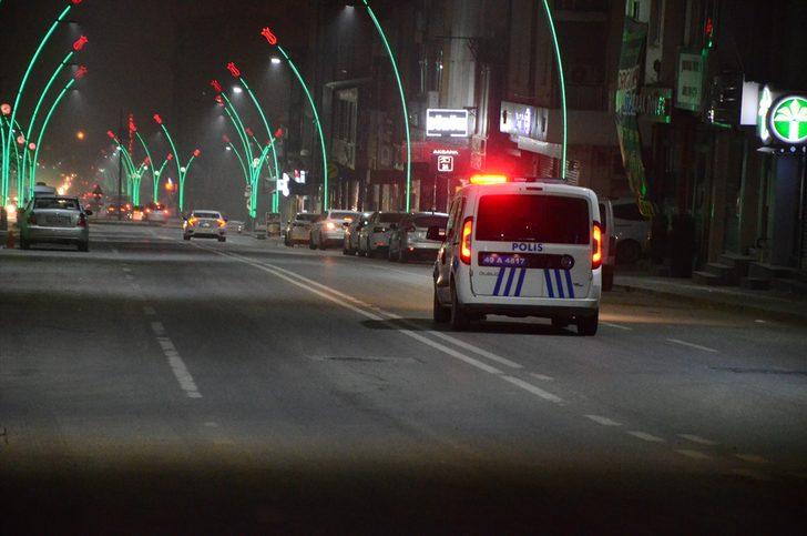 Doğu Anadolu'da kısıtlamanın başlamasıyla cadde ve sokaklar sessizliğe büründü G2