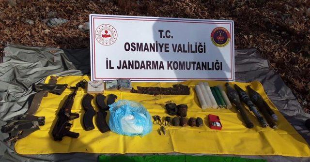 Amanoslar’da bulunan PKK’ya ait sığınak imha edildi