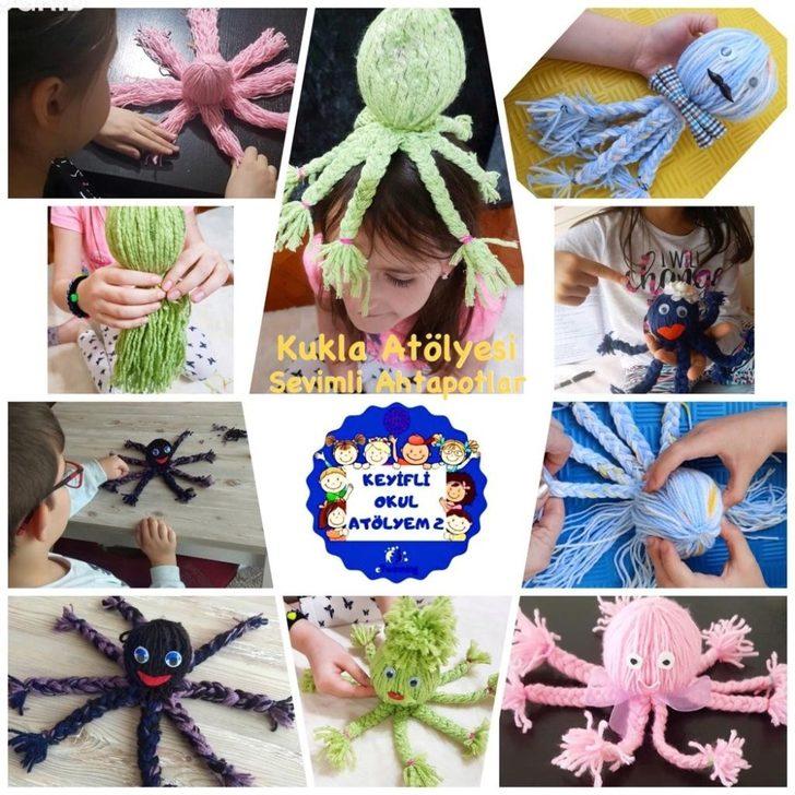 Minik eller ‘keyifli okul atölyem’ projesi ile öğreniyor G1