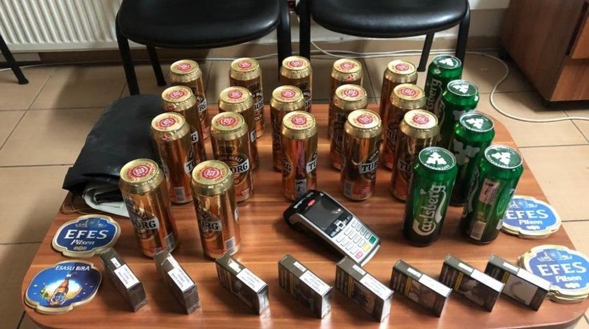 Sokağa &ccedil;ıkma kısıtlaması olan saatlerde ara&ccedil;la alkol satan kişiye 20 bin 150 lira para cezası