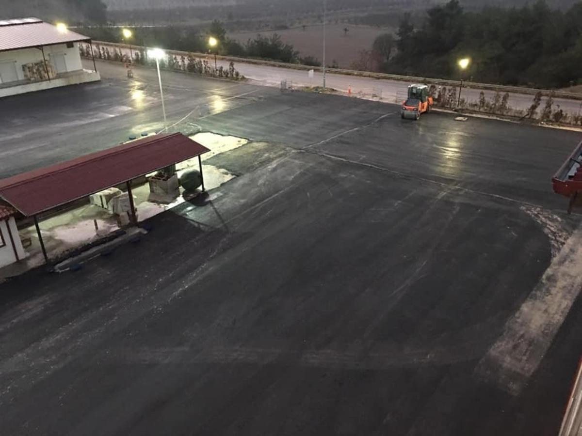 Hal kompleksi ve otogar tesislerinin altyapı ve asfalt &ccedil;alışmalarını tamamladı