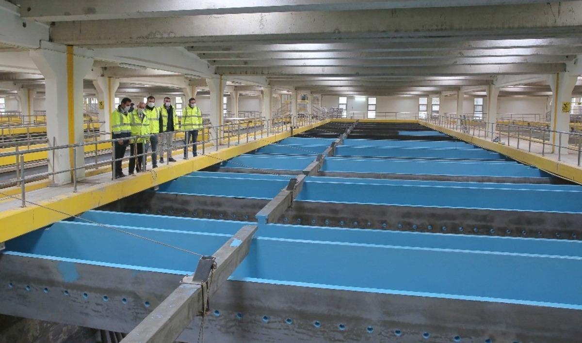ASKİ İvedik İ&ccedil;me Suyu Arıtma Tesisinde revizyon &ccedil;alışması