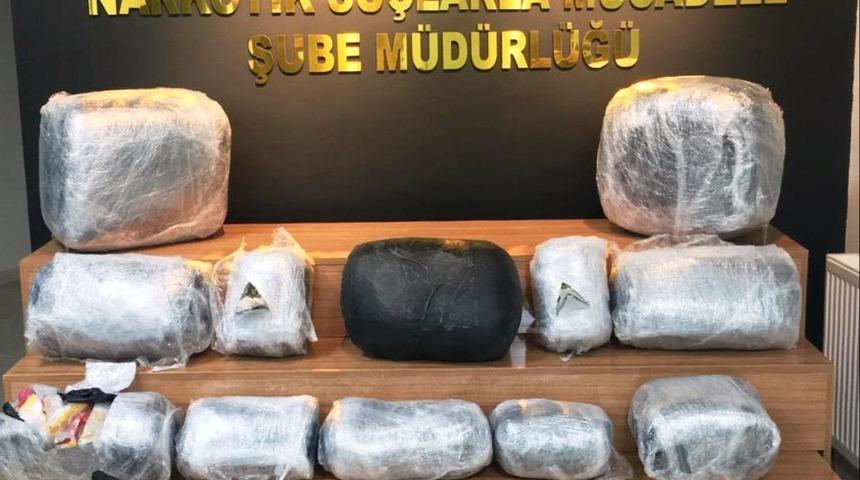 Şanlıurfa’da 66 kilo skunk ele geçirildi: 2 gözaltı