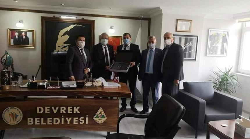 Muhtar Torlak&rsquo;tan Başkan Bozkurt&rsquo;a ziyaret