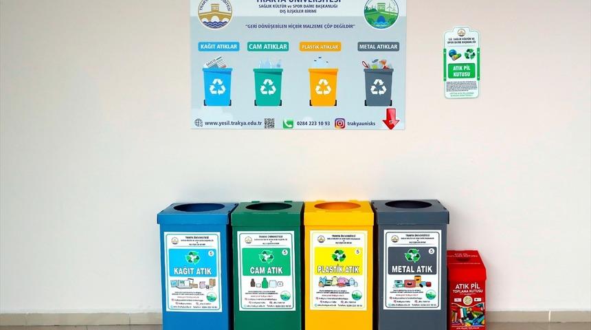 Trakya Üniversitesi "Sıfır Atık Belgesi" almaya hak kazandı