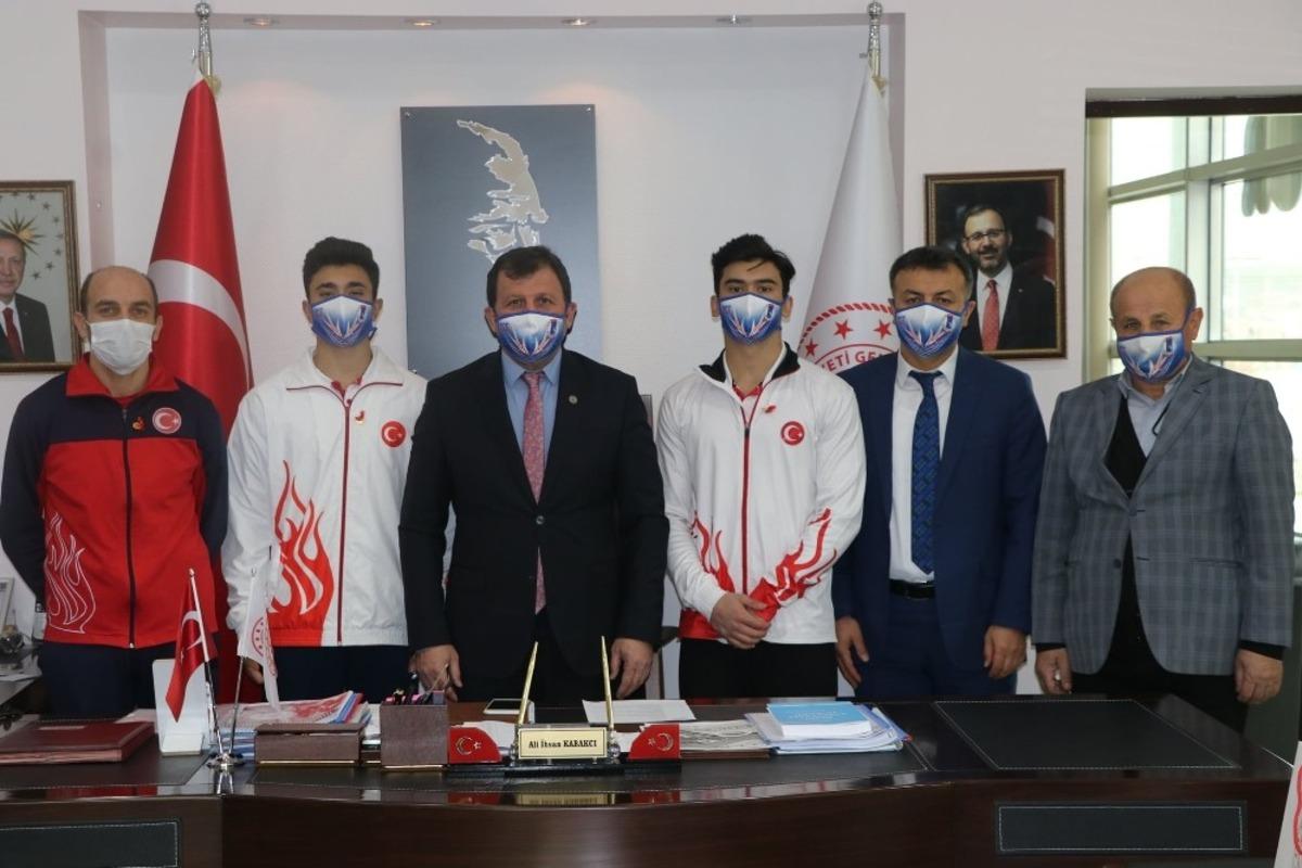 Kayseri&rsquo;nin gururları Kabakcı&rsquo;yı ziyaret etti