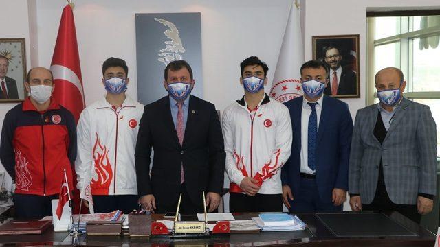 Kayseri’nin gururları Kabakcı’yı ziyaret etti