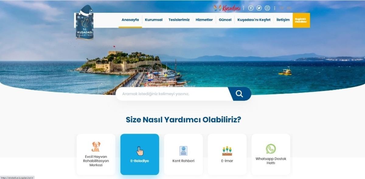 Kuşadası Belediyesi&rsquo;nde online &ouml;deme kolaylığı