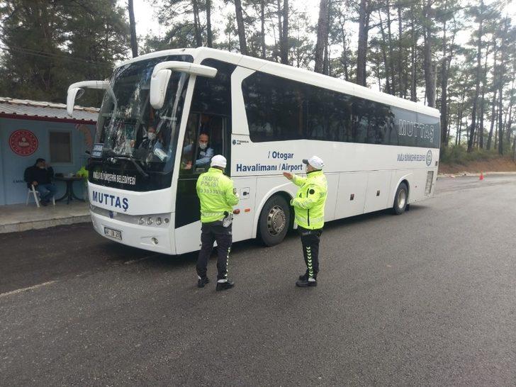 Toplu taşıma araçlarına trafik denetimi yapıldı G3