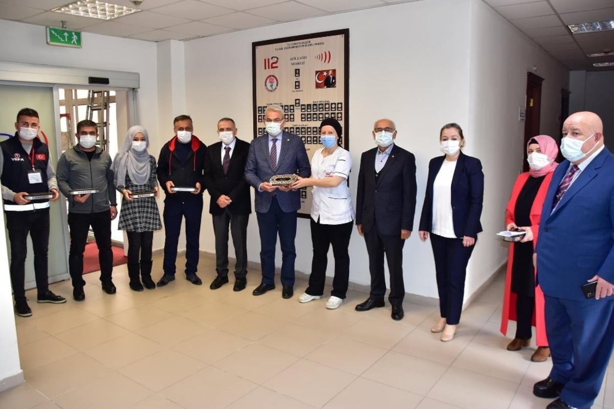 ITSO&rsquo;dan 112 acil &ccedil;ağrı merkezi ve vefa destek ekibine teşekk&uuml;r