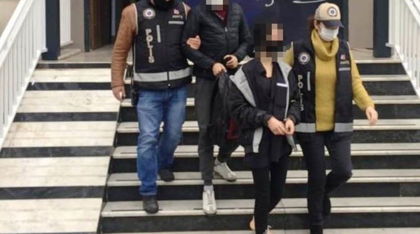 Biri kadın iki hırsız suçüstü yakalandı