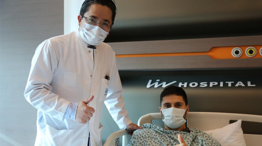 Kasımpaşalı futbolcu Tarkan Serbest ameliyat edildi