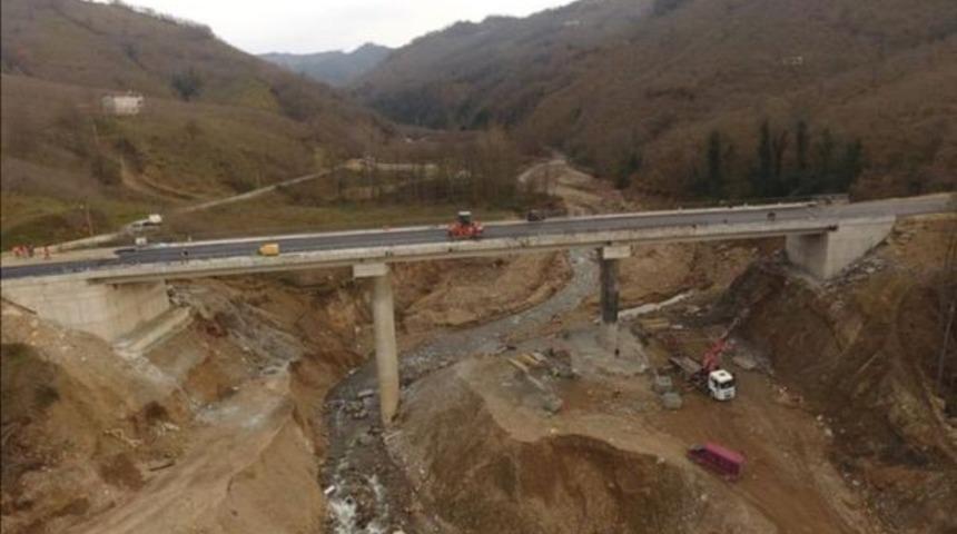 Giresun&rsquo;da 5 askerin şehit olduğu menfezin yerine yapılan k&ouml;pr&uuml; hizmete a&ccedil;ılıyor