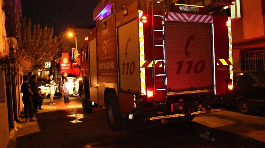 Kocaeli'de korkutan yangın! Mahalleli panikle sokağa döküldü