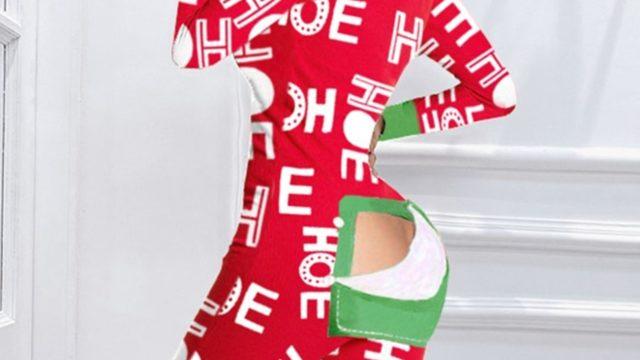 Reklam birden önlerine düştü! Tasarımıyla interneti sallayan pijama takımı