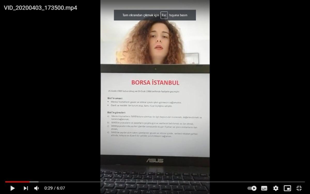 Pastalar mutfakta, eğitim internette yapıldı